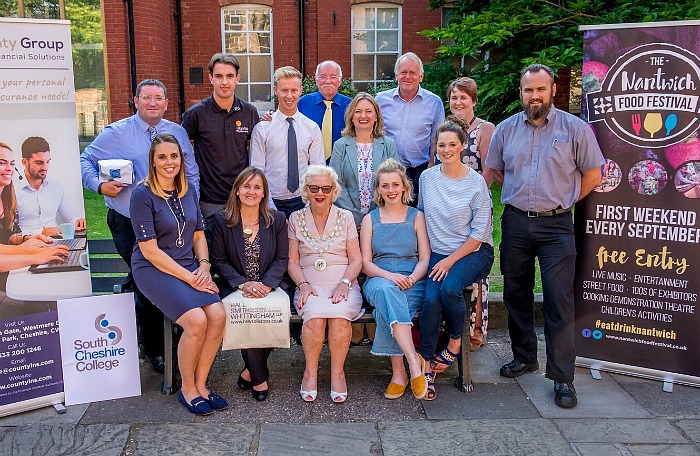 Nantwich Food Festival directors and sponsors - photo by Paul Compton of Nantwich Events Photography