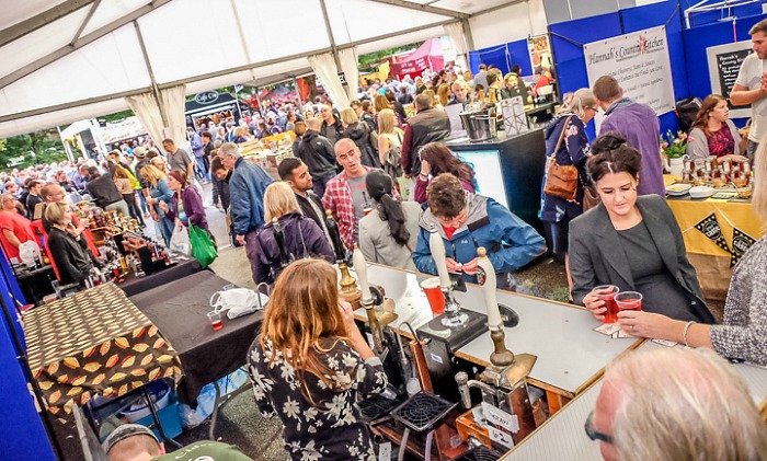 Nantwich Food Festival food hall