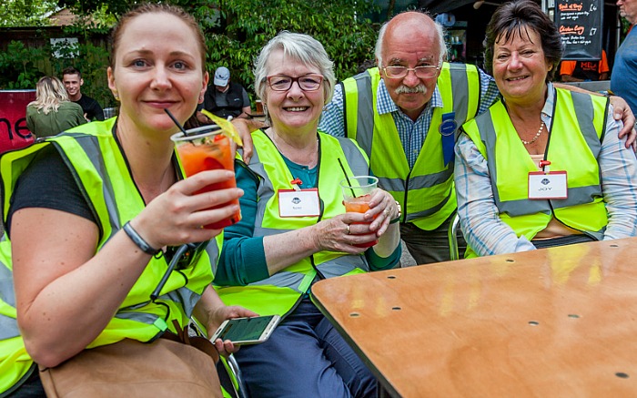 Nantwich Food Festival volunteers