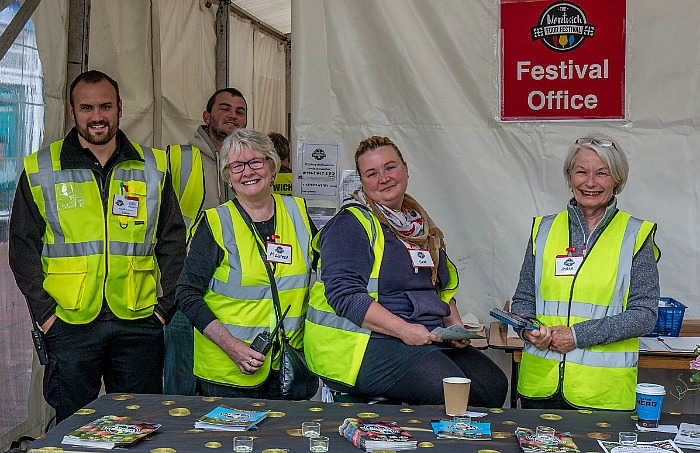 Nantwich Food Festival volunteers in 2015 (small, 2)