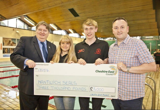 Nantwich Seals receives £3,000 grant