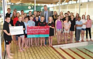 Nantwich Seals swim 101 miles for Cardiomyopathy UK