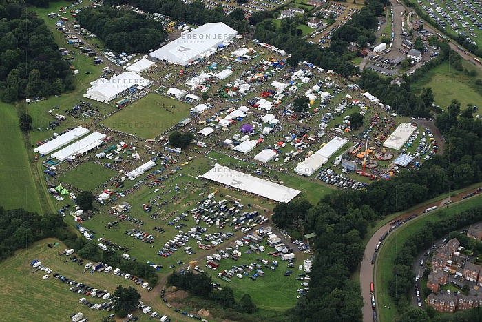 Nantwich Show 2016 overhead image, pic by 'Jefferson Air Photgraphy' from Chester