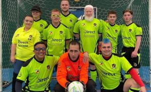 Nantwich Town Wolves Visually Impaired FC runs pan-disability training