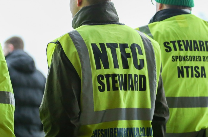 Nantwich Town steward at FA Trophy game with Halifax where fans disturbance took place