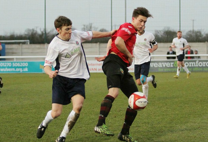 Nantwich Town v Trafford Jan 2015