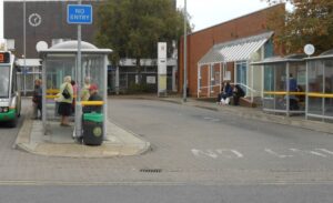 Passengers injured after bus smashes shelter at Nantwich bus station