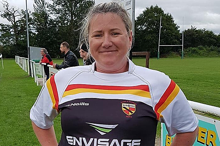 Nicola Joyce, new chairperson at Crewe & Nantwich RUFC