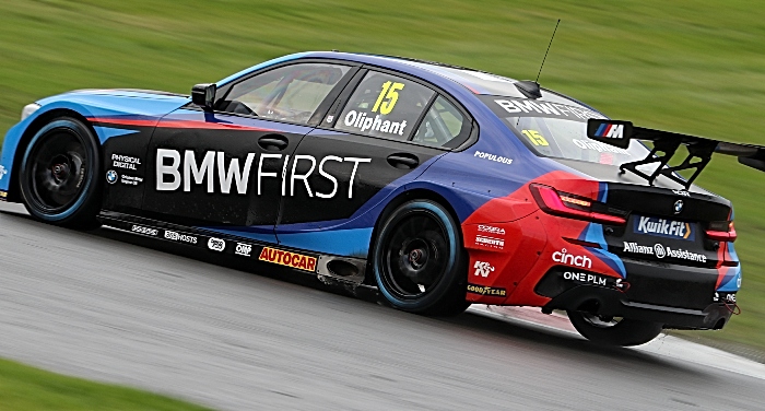 Oliphant BMW driver at Brands Hatch