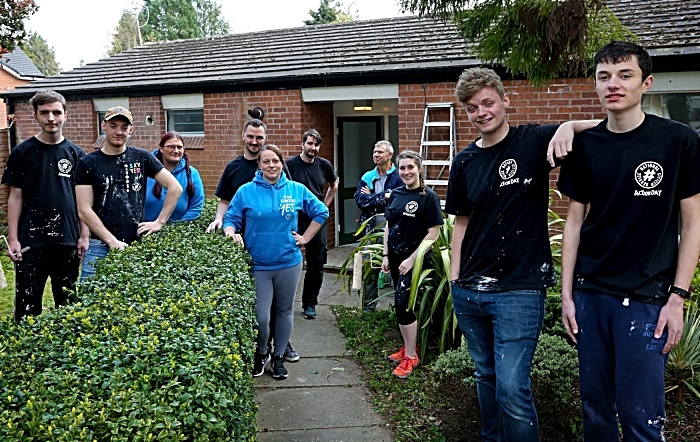 NCS volunteers in nantwich