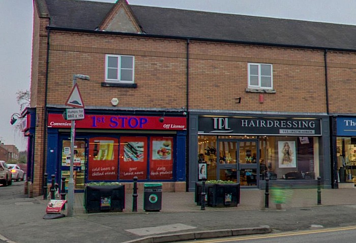 One Stop shop on Beam Street, teenagers street gang attack - pic by Google Street Maps