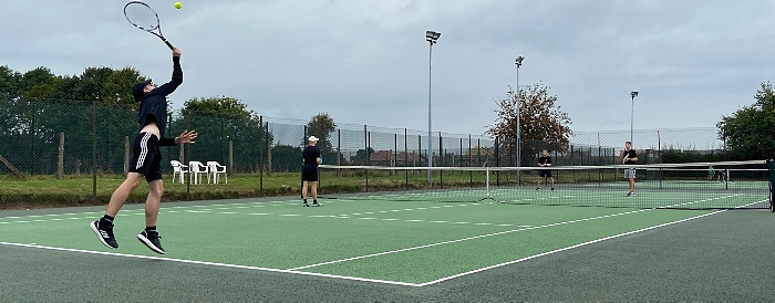 Open Doubles Final - Ryan Harper-Griffiths serves to Andrew Good (1)