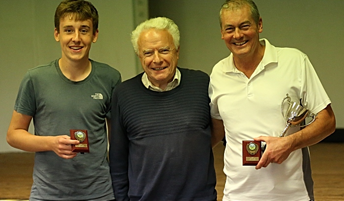 Open Doubles Final winners - George Raiswell and Nick Green receive trophies from Bill Heath (1) (1)