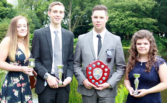 PUBLIC SERVICES award winners Eleanor Walker, Thomas Reynolds, Maciej Gluchowski, Rebecca Jones