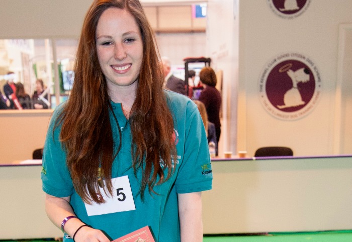 Paige Jepson, winner at Crufts