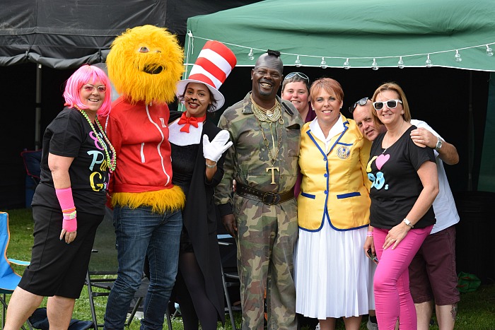 Party in Park - Audience members in fancy dress