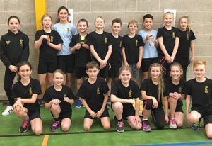 Stapeley school pupils celebrate sporting success hat-trick