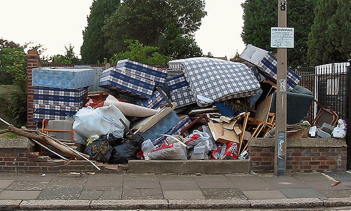 bulky household waste - Pic by Alan Stanton, creative commons licence