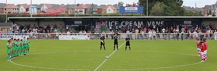 Pre-match - a minutes applause for “Grandad” John Davies, who passed away recently after a short illness (1) (1)