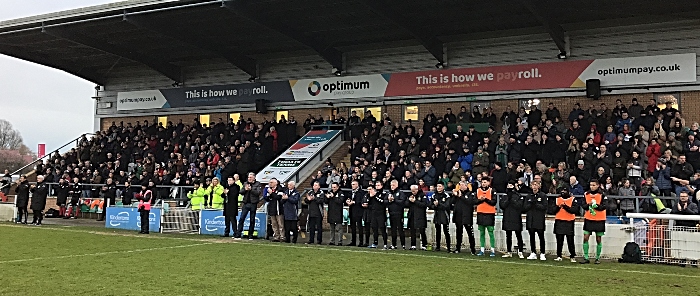 Pre-match - a minute’s applause to celebrate the life of beloved club stalwart Ivan Robertson (2) (1)