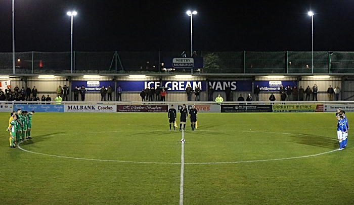 Pre-match - a minute’s silence to remember those who sadly passed at Leicester City FC last Saturday (1)