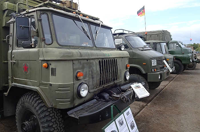 Publicity photo - Military vehicles on display in 2018 (1)