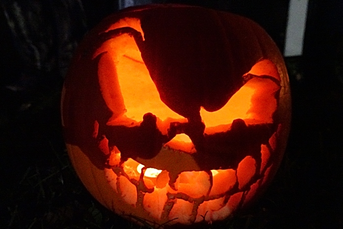 Pumpkin entry in the childrens best pumpkin competition