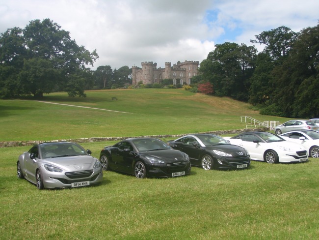 Peugeot RCZ day at Cholmondeley Castle