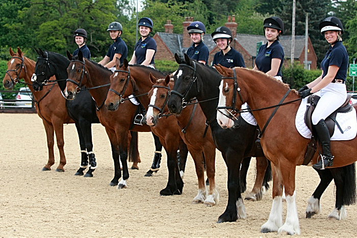 Reaseheath's equine student display team (1)