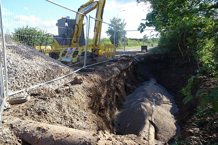 Repair work close to Colleys Lane-Middlewich Road junction (1)