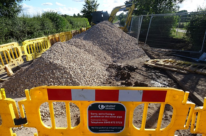 Repair work close to Colleys Lane-Middlewich Road junction (2)