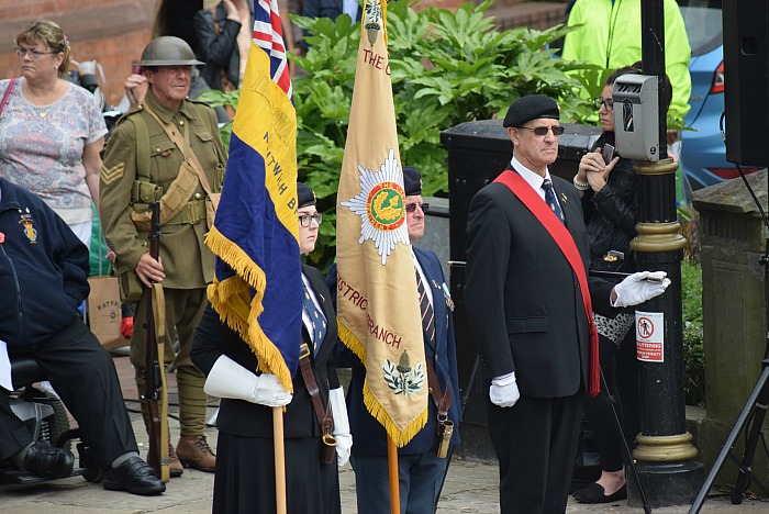 Representatives at Battle of Somme memorial event