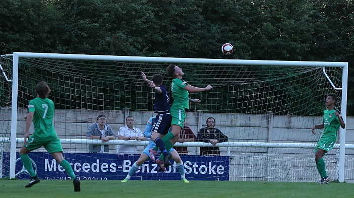 Rhyl score the first goal of the match