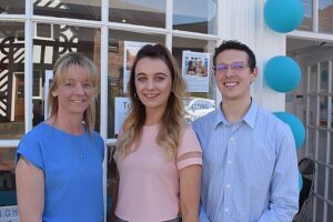 Right at Home South Cheshire - L-R Kirsty Morris, Louisa Shaw and Ben Selby