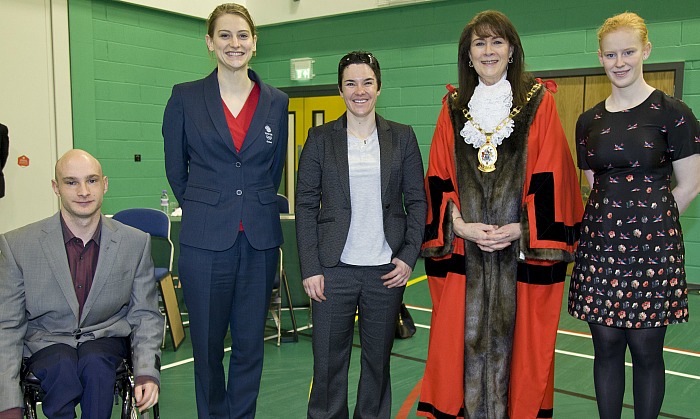 freedom of borough - Rio heroes with Mayor Olivia Hunter