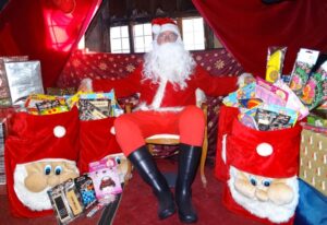 Santa sets up Grotto for youngsters in Nantwich Bookshop