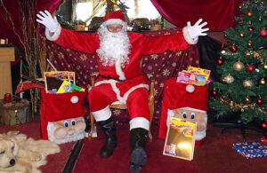 Santa Claus kept busy in Nantwich Bookshop Grotto