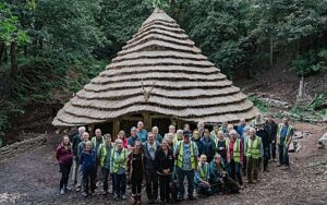 4,000-year-old replica completed at Beeston Castle near Nantwich