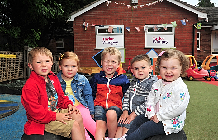 Roundabouts Day Nursery, in Shavington, is getting a garden revamp, thanks to Taylor Wimpey Manchester (1)