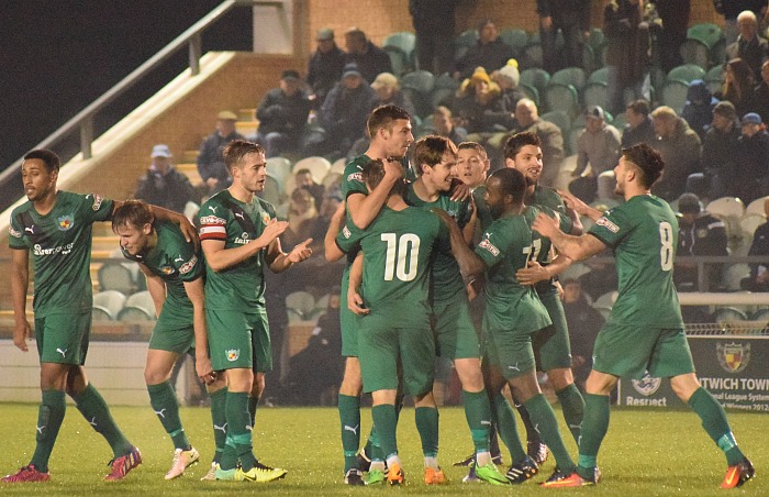 v Buxton - ryan-brooke-centre-celebrates-his-goal-with-teammates