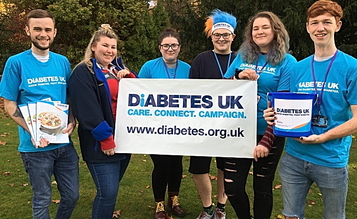 Diabetes UK - SA members Adam Kean, Mali Ratcliffe, Niccy McCluskey, Callum Hollis, Lisa Trodden, Cai Hanmer-Roberts (1)