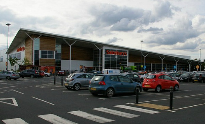 pensioner - Sainsbury's Nantwich to include an Argos store, pic by Christopher Hilton under creative commons licence