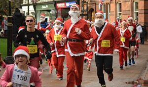 7th annual Nantwich Santa Dash raises funds for Hope House