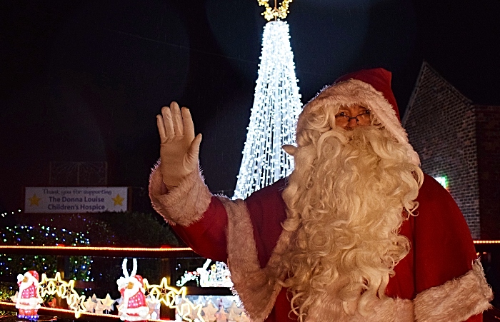 Santa waves to visitors (1)