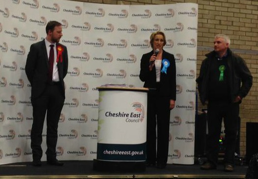 Sarah Pochin wins Willaston and Rope ward