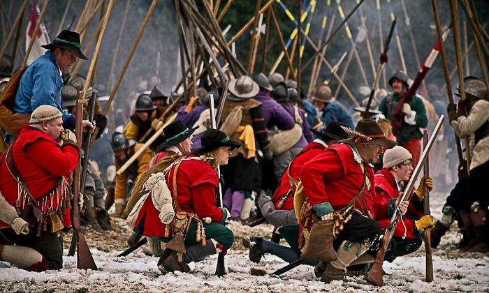 Sealed Knot at Battle of Nantwich