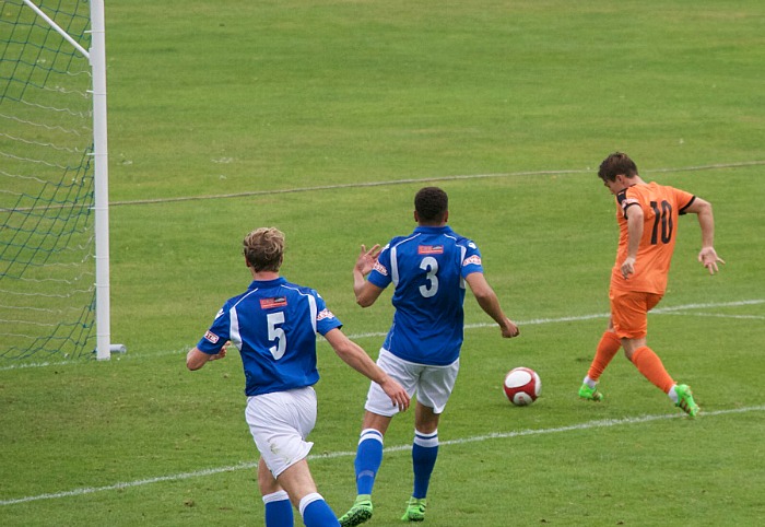 Sean Cooke scores for Nantwich at Matlock