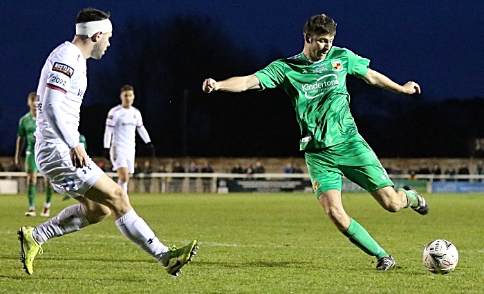 Second-half - Ben Harrison crosses the ball (1)