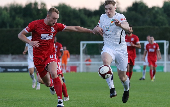 Second-half - Connor Heath on the attack for the Dabbers (1)