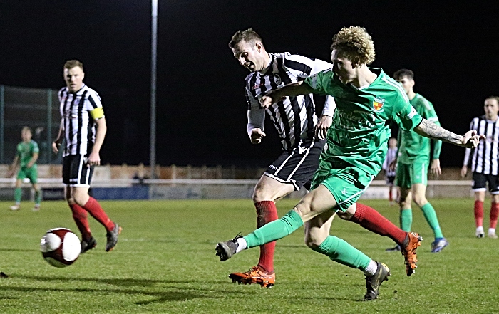 Second-half - Luke Wall crosses the ball (1)